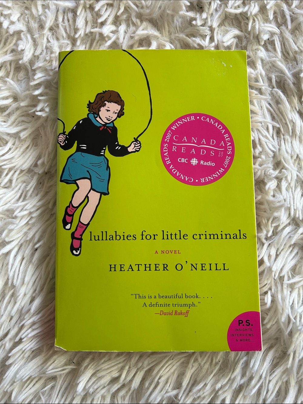 "Lullabies for Little Criminals" by Heather O’Neill , Canada Reads Book